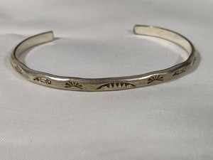 Sterling Native American Tribal Bracelet