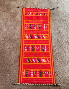 Vintage Hand Woven Wall Hanging