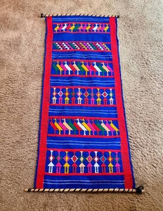 Vintage Hand Woven Wall Hanging
