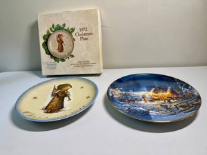 Hummel and Terry Redlin Decorative Christmas Plates