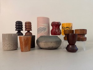 Assorted Candle Holders and Bud Vases