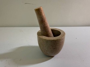 Marble Mortar and Pestle Set