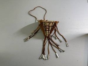 Native American Burden Basket with Jingle Cones