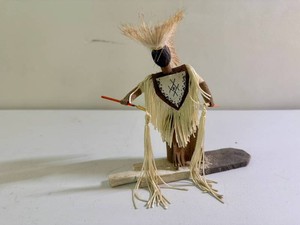 Signed Willard Menard Native American Scupture
