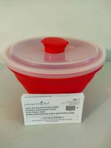 Pampered Chef Expandable Microwave Popcorn Popper New in Packaging