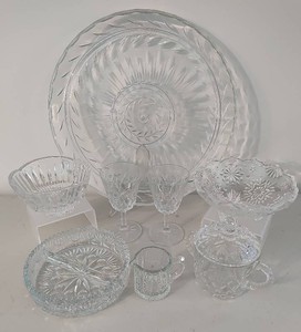CrystalGlass Serving Pieces