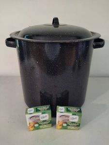 Large Canning Pot wLid & Boxed Jar Lids