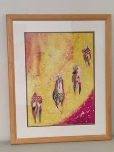 Lakota Horsemen by Linda Szabo