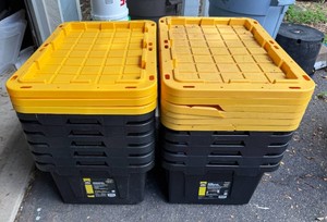 Project Source 17-Gallon Commander Storage Totes