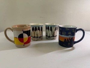 Four Pendleton Coffee Mugs