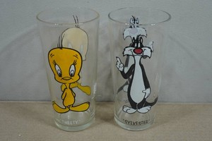 Vintage Pepsi Looney Tunes Collectors Glasses