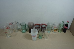 Assorted Vintage Coca-Cola Drinking Glasses