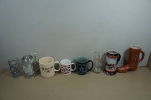 Assorted Collectors Mugs and Glasses