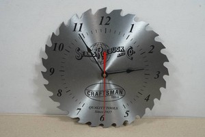 Vintage Sears 12 Circular Saw Blade Wall Clock