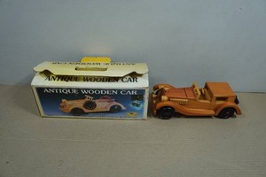 Antique Wooden Toy Car