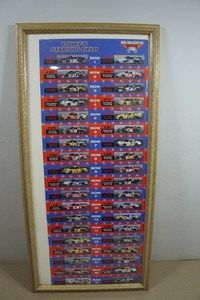 Vintage Framed Nascar Chrysler Las Vegas Speedway Line Up