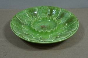 Vintage Royal Haeger Green Drip Glaze Ashtray