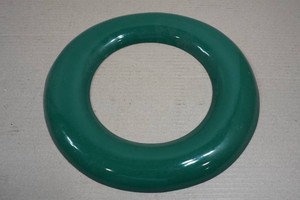 Vintage Green Metal Sign Letter - O