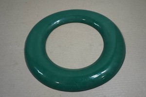 Vintage Green Metal Sign Letter - O