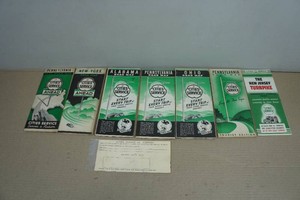 Antique Cities Service Road Maps - Pennsylvania, New York, Alabama, Ohio