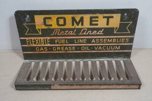 Vintage Comet Flexible Fuel Line Display