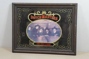 Vintage Dutch Masters The Fine Cigar Advertising Bar Mirror