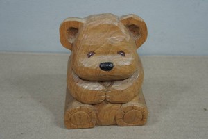 Vintage Hand Carved Wooden Folk Art Figurine