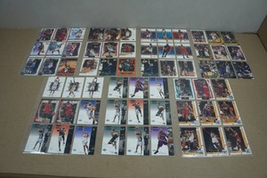 7 Pages of Vintage 1990s Basketball Trading Cards