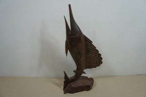 Vintage Hand Carved Marlin