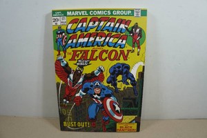 Captain America Comic Book Style Wall Art