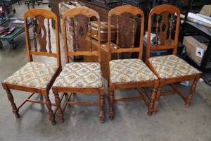 Set of Four Dining Room Chairs