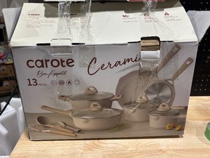 Carote 13 Piece Ceramic Pot and Pan Set