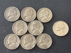 Silver War Nickels and 1964 Jefferson Nickel Uncirculated