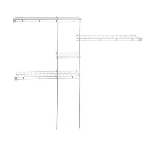 ClosetMaid  60 - 96W x 70H x 12D White Wire Closet Kit