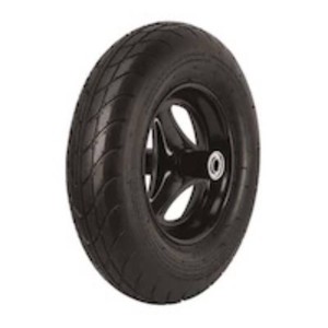 3 PACK 8 in. D X 16 in. D Centered Wheelbarrow Tire Rubber