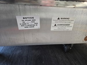 NEW Commercial Grill Hibachi Garland E22-36-36GMX Electric Drop-In 36" Teppanyaki Griddle - 208V, 1 Phase, 3.35 kW