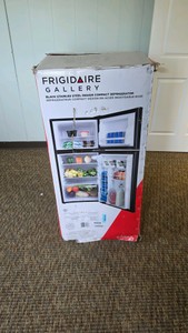 Frigidaire Gallery 4.5 Cu. Ft. Compact Refrigerator Black Stainless
