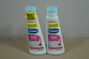 2 Bottles of Carbona Laundry Stain Scrubbers