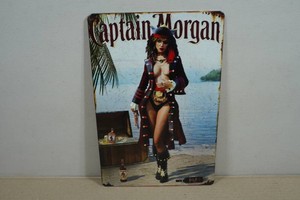 Vintage Style Metal Sign - Captain Morgan
