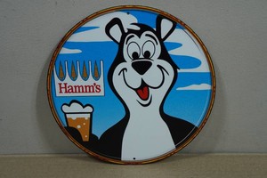 Vintage Style Metal Sign - Hamms Beer