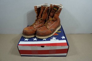Thorogood Mens 8 Tobacco Work Boots - Size 9