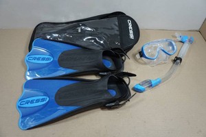 Cressi Adult Rondine Palau Fin Snorkel Set - Fin Size SM