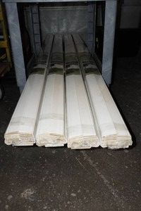 4 Bundles Menzner Hardwoods Primed White Popler Wainscot