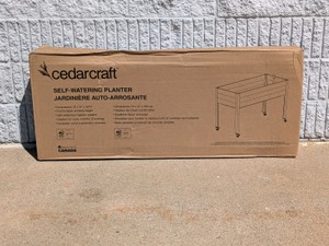 NEW CEDARCRAFT SELF-WATERING PLANTER