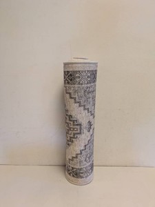 NEW MINERAL SPRING FRANKLIN RUNNER 2FT X 7FT CREAM & GRAY