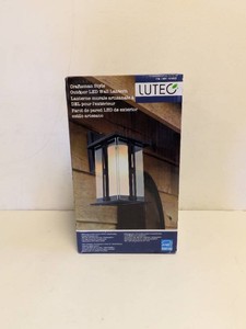 LUTEC CRAFTSMAN STYLE OUTDOOR LED WALL LANTERN