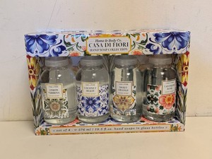 NEW HOME & BODY CO. CASA DI FIORI HAND SOAP COLLECTION 4PK