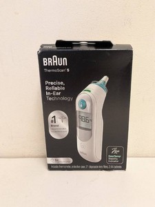 NEW BRAUN THERMOSCAN 5 PRECISE RELIABLE IN-EAR THERMOMETER