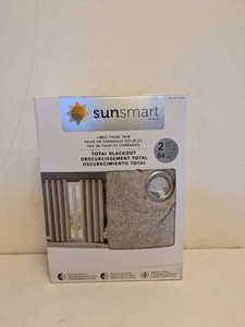 NEW SUNSMART LINED PANEL PAIR TOTAL BLACKOUT