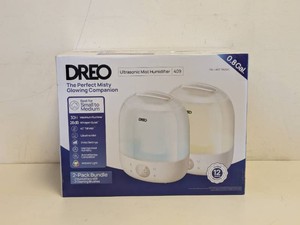 DREO ULTRASONIC MIST HUMIDIFIER 2PK